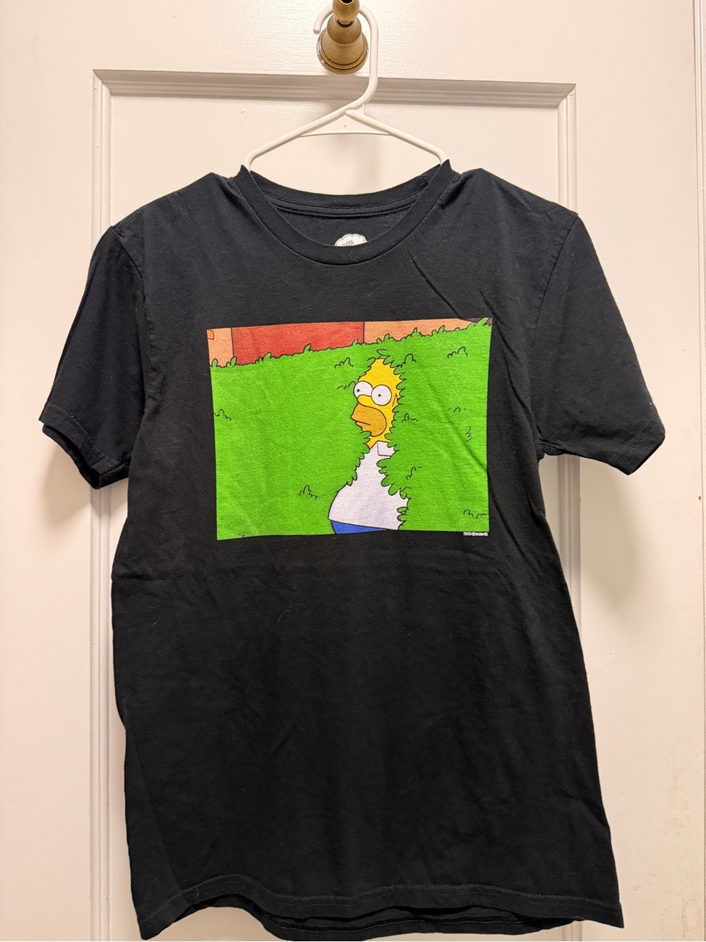 Black Simpsons Homer Bush Graphic Tee